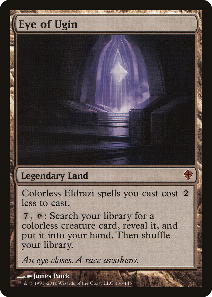Image of Eye of Ugin (WWK-136) - Worldwake Foil