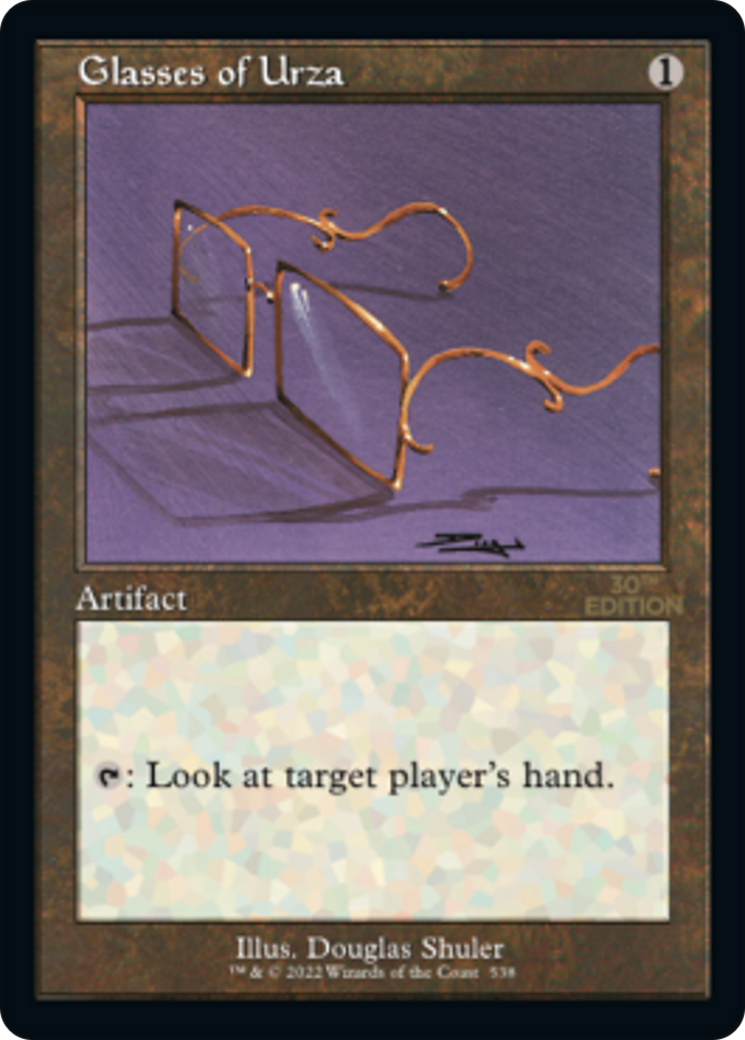 Image of Glasses of Urza (Retro Frame) (30A-538) - 30th Anniversary Edition