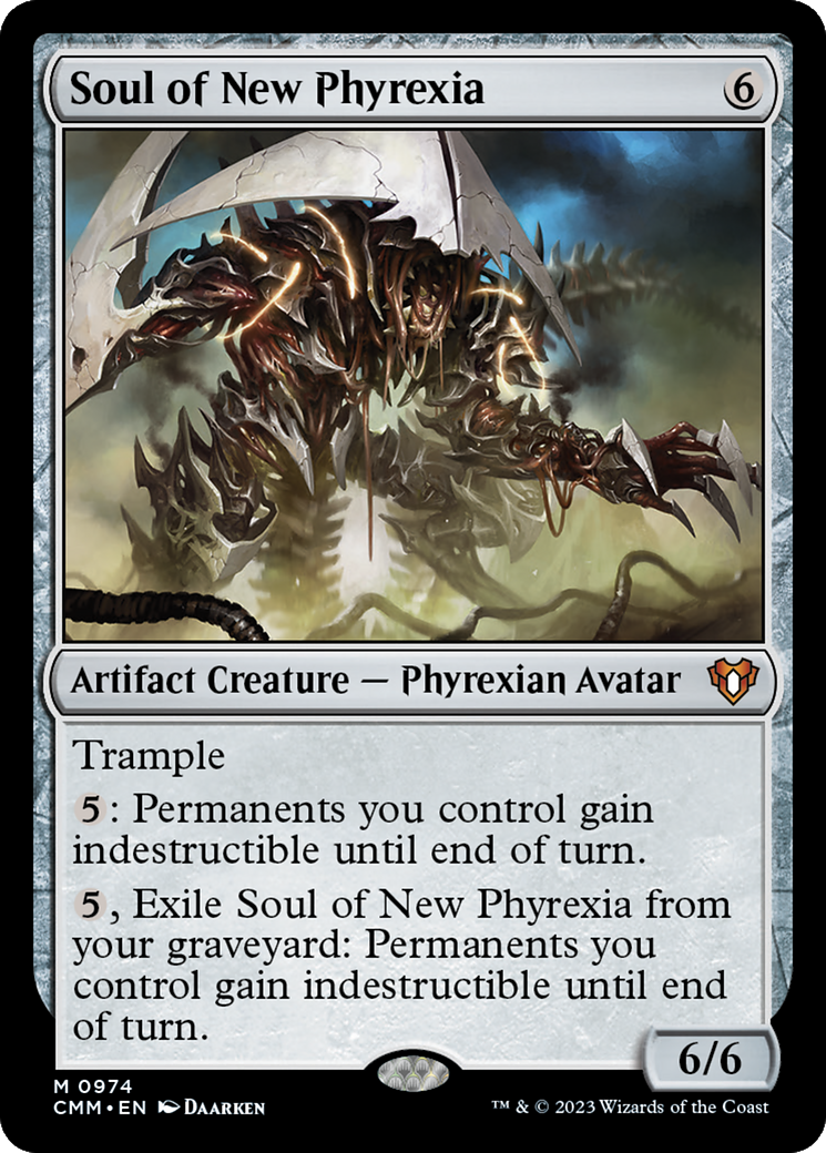 Image of Soul of New Phyrexia (CMM-974) - Commander Masters