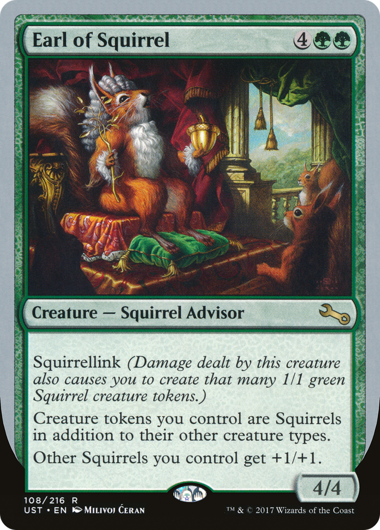 Image of Earl of Squirrel (UST-108) - Unstable Foil