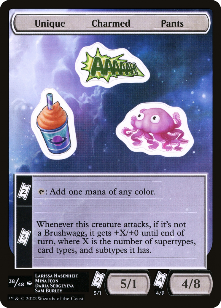 Image of Unique Charmed Pants (UNF-038) - Unfinity Sticker Sheets