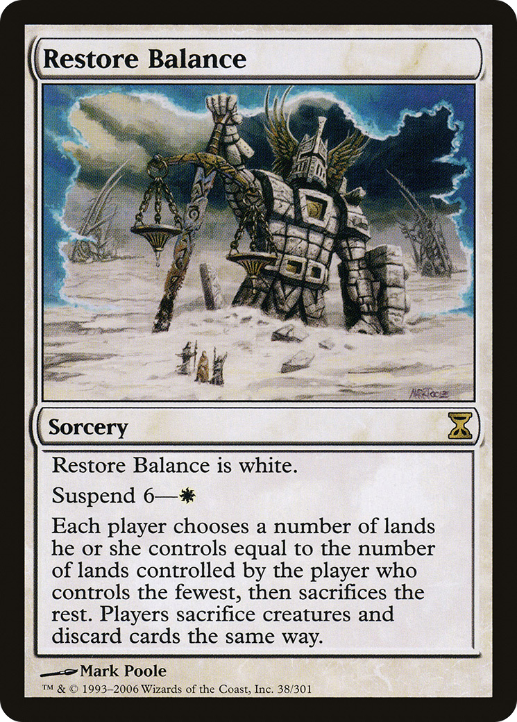 Image of Restore Balance (TSP-038) - Time Spiral Foil