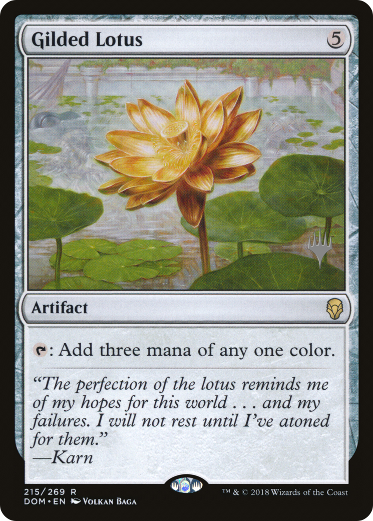 Image of Gilded Lotus (PPM20-215P) - Dominaria Promos Foil