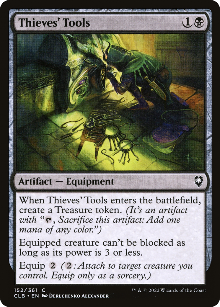 Image of Thieves' Tools (CLB-152) - Commander Legends: Battle for Baldur's Gate Foil