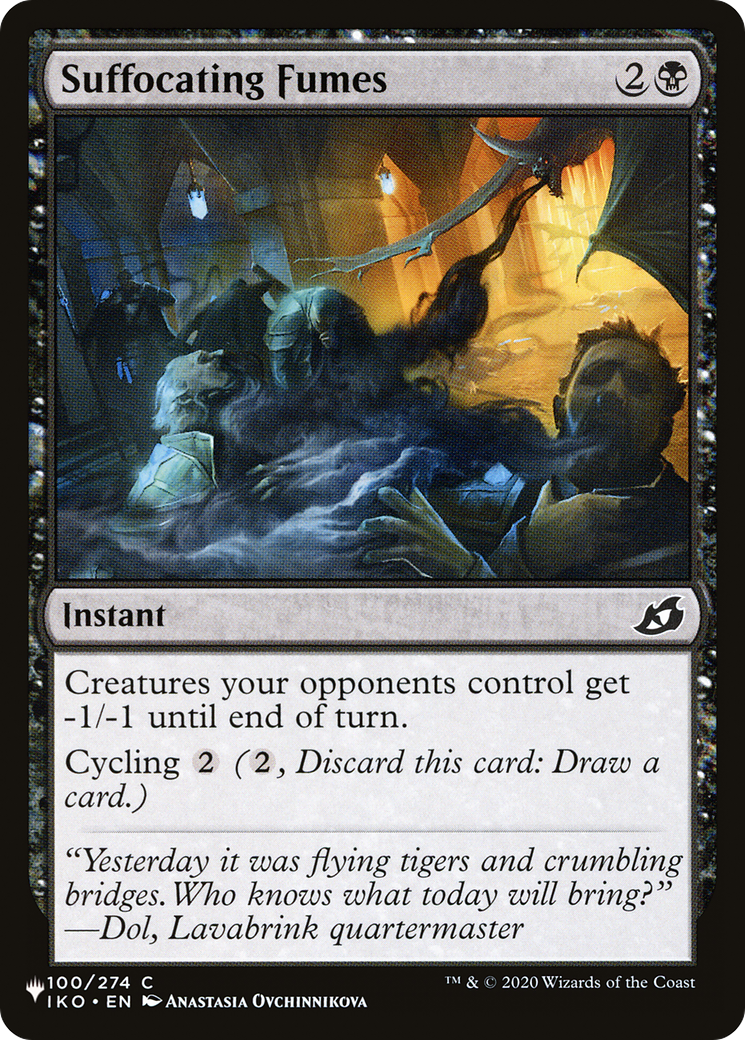 Image of Suffocating Fumes (LIST-IKO-100) - The List