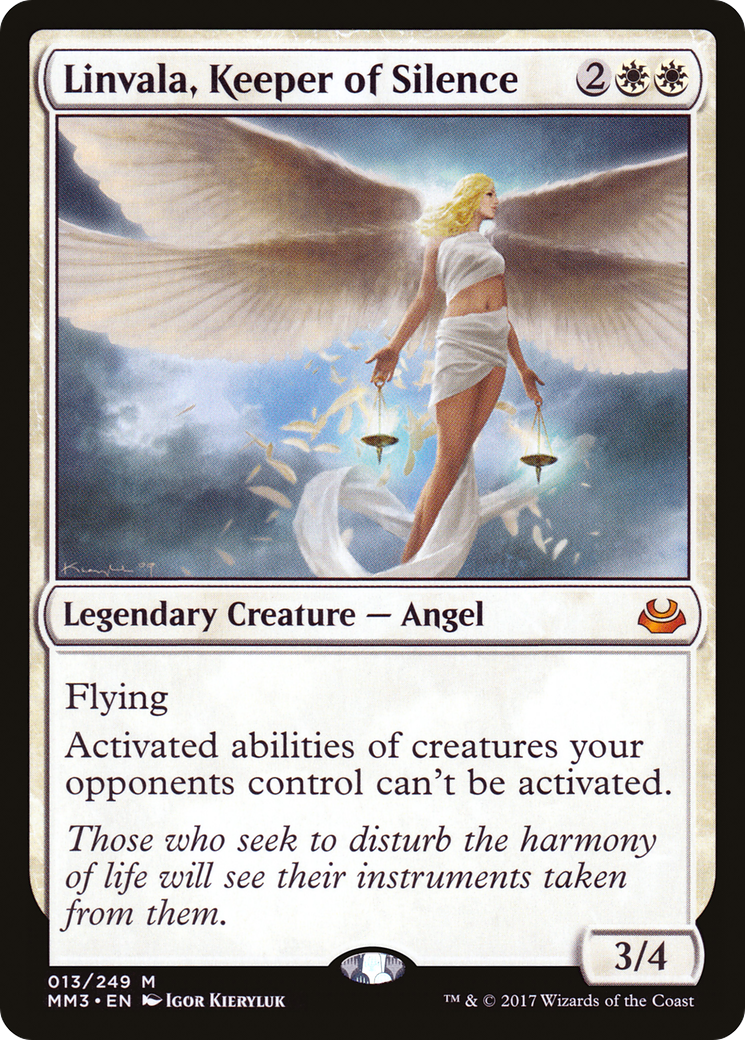 Image of Linvala, Keeper of Silence (MM3-013) - Modern Masters 2017