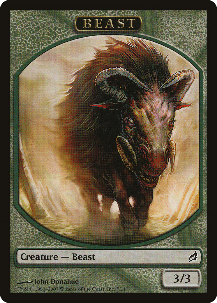 Image of Beast Token (LRW-007) - Lorwyn Tokens