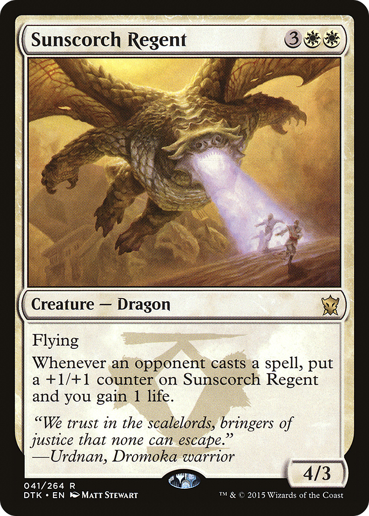 Image of Sunscorch Regent (DTK-041) - Dragons of Tarkir