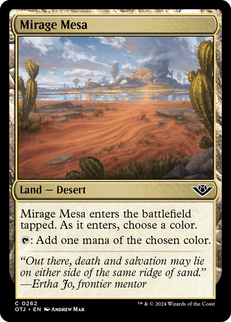 Image of Mirage Mesa (OTJ-262) - Outlaws of Thunder Junction