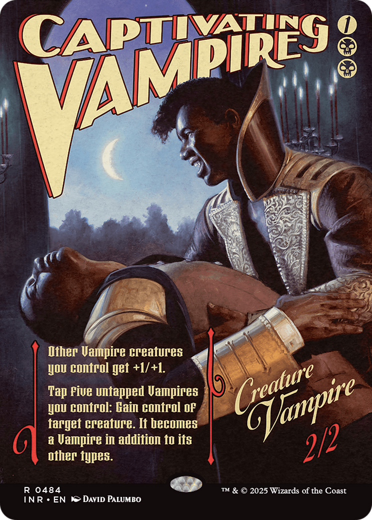 Image of Captivating Vampire (Showcase) (INR-484) - Innistrad Remastered: (Showcase) (Borderless)