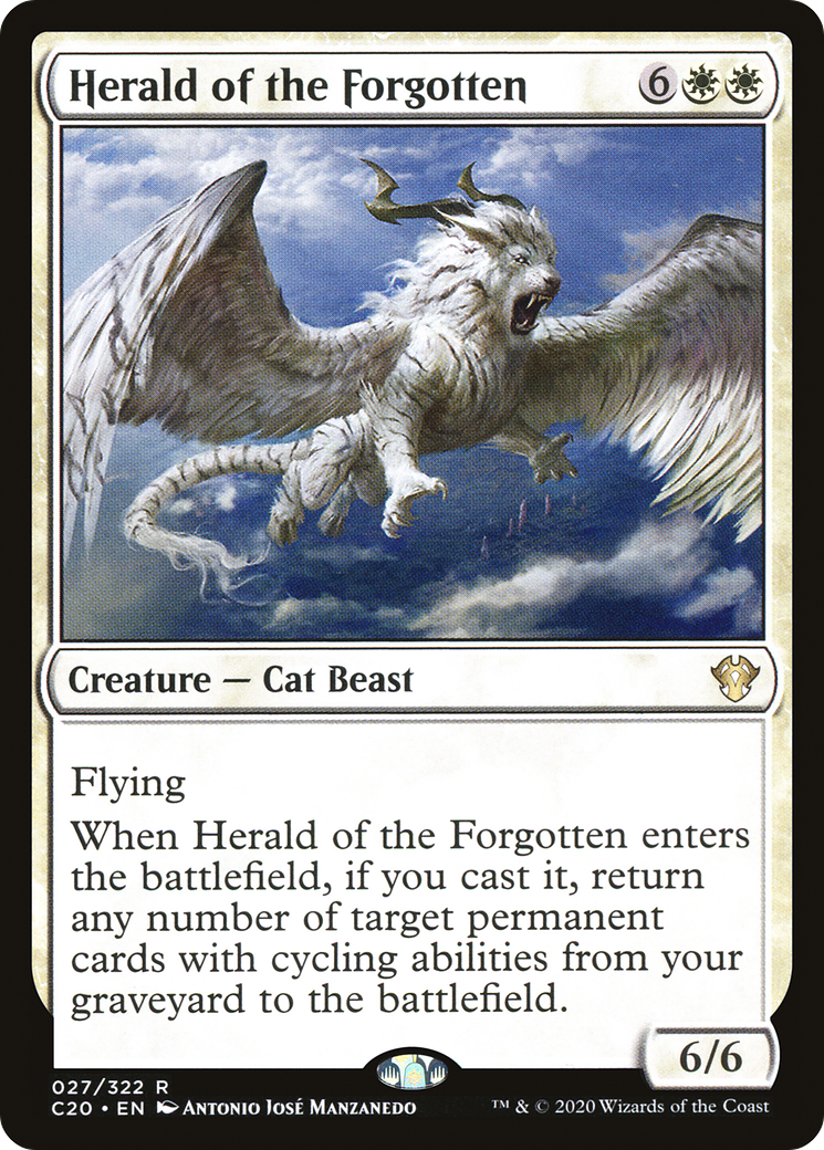 Image of Herald of the Forgotten (C20-027) - Commander 2020