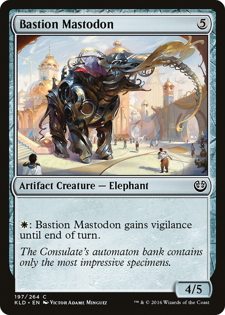 Image of Bastion Mastodon (KLD-197) - Kaladesh Foil