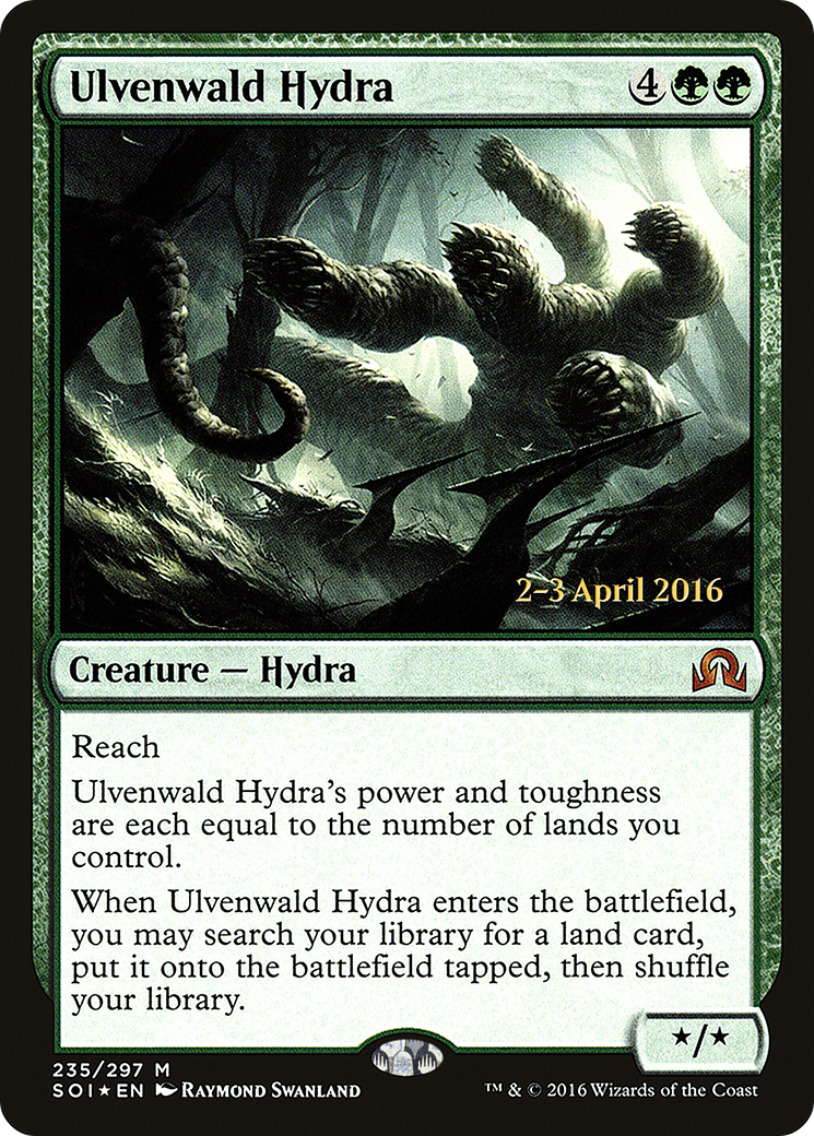 Image of Ulvenwald Hydra (PRE-235) - Shadows over Innistrad Promos Foil