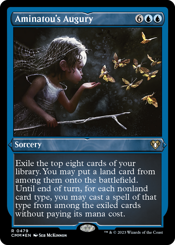 Image of Aminatou's Augury (CMM-479) - Commander Masters Etched Foil