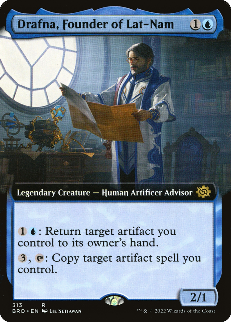 Image of Drafna, Founder of Lat-Nam (Extended Art) (BRO-313) - The Brothers' War: (Extended Art)