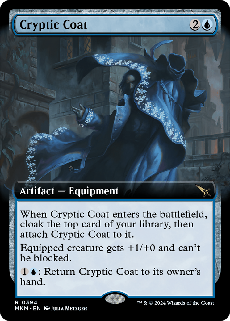 Image of Cryptic Coat (Extended Art) (MKM-394) - Murders at Karlov Manor: (Extended Art) Foil