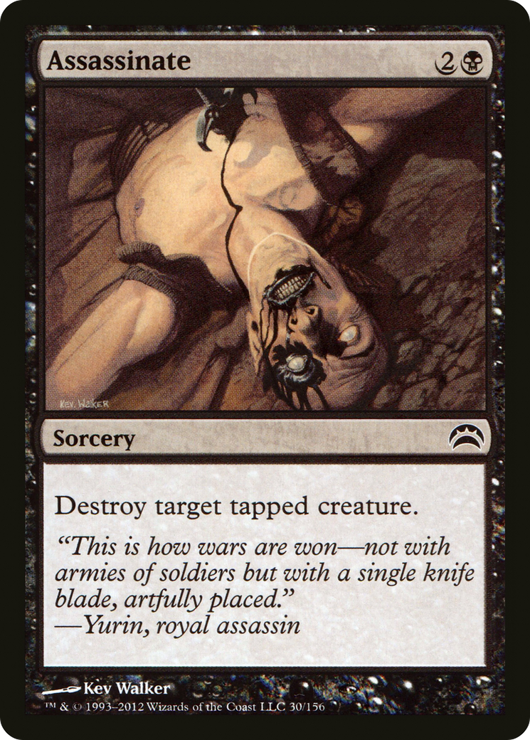 Image of Assassinate (PC2-030) - Planechase 2012