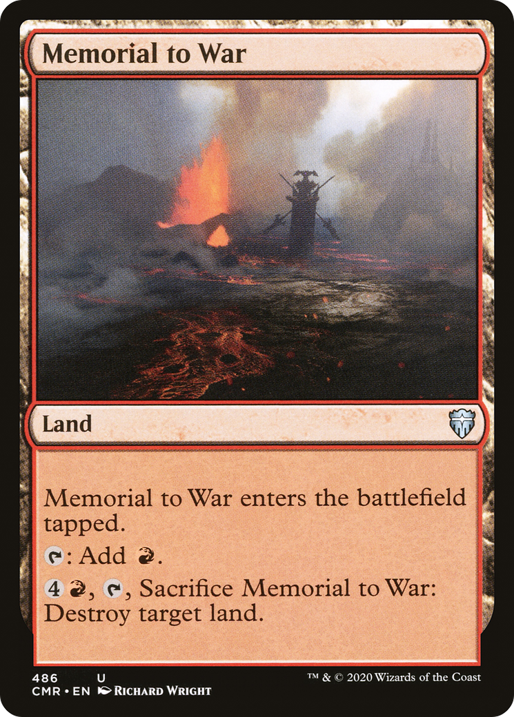 Image of Memorial to War (CMR-486) - Commander Legends