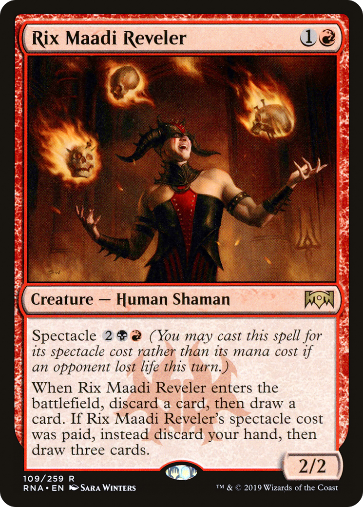 Image of Rix Maadi Reveler (RNA-109) - Ravnica Allegiance Foil