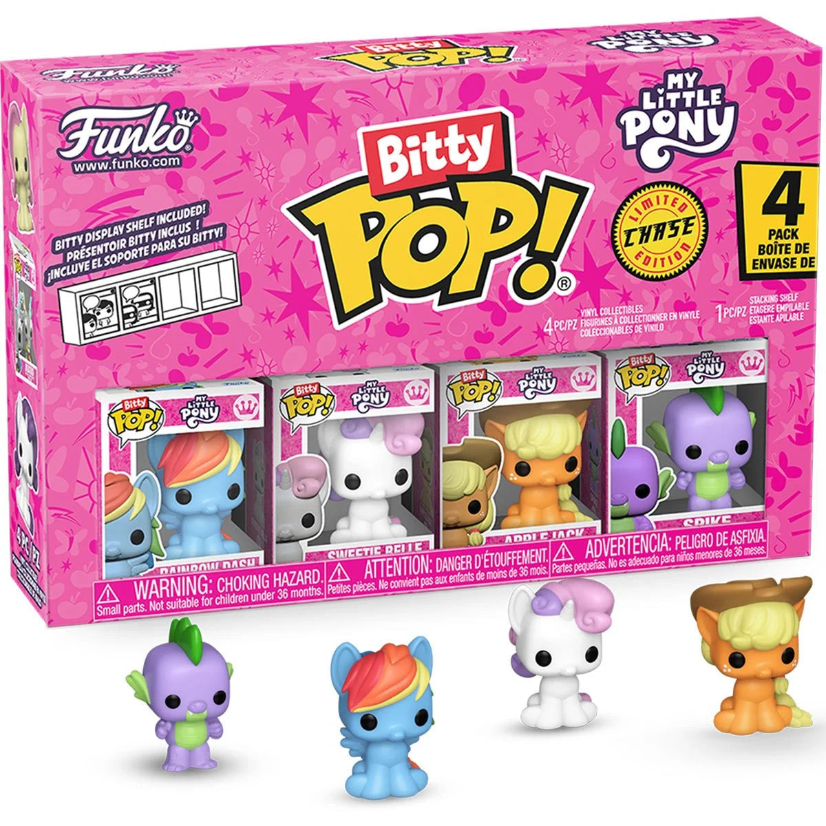 Image of My Little Pony Rainbow Dash Funko Bitty Pop! Mini-Figure 4-Pack