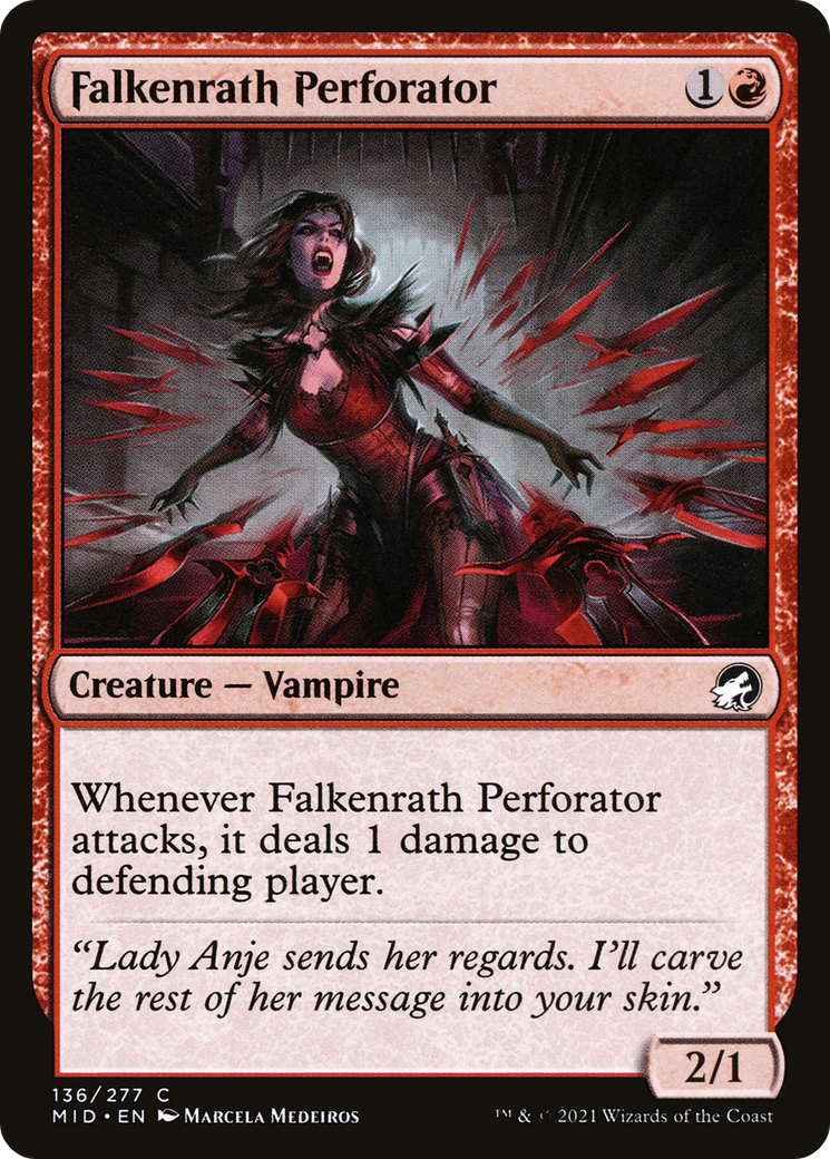 Image of Falkenrath Perforator (MID-136) - Innistrad: Midnight Hunt