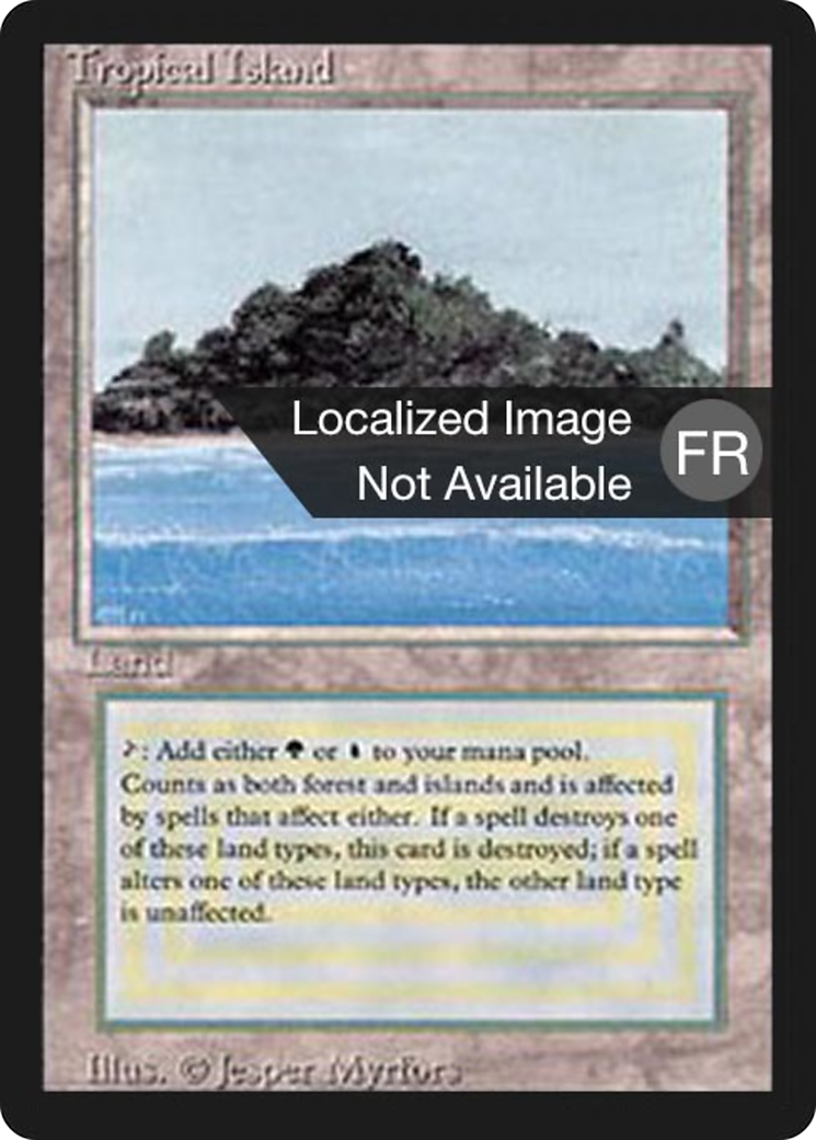 Image of Tropical Island (FBB-) - Foreign Black Border