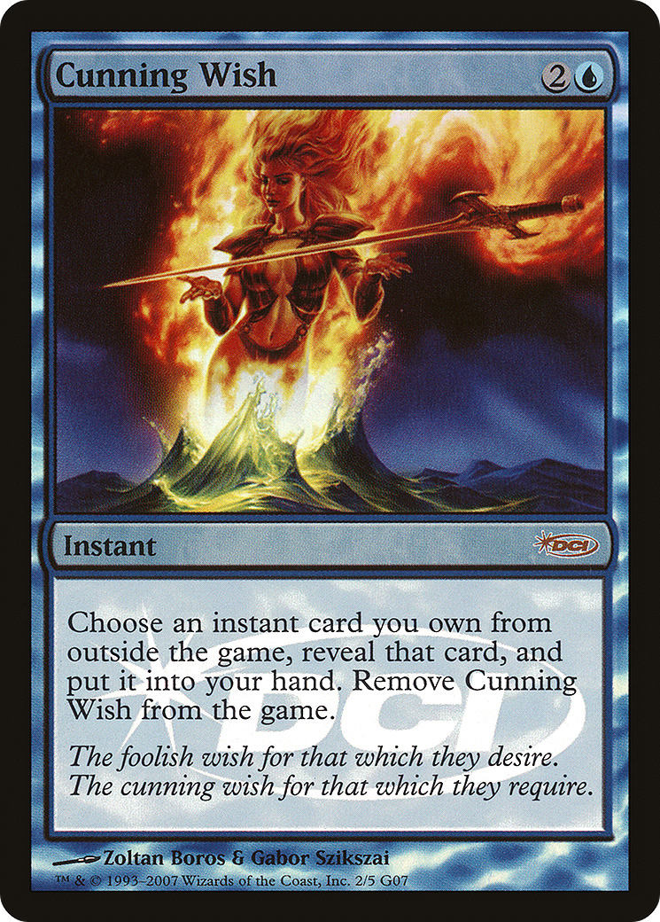 Image of Cunning Wish (JDG-002) - Judge Gift Cards 2007 Foil