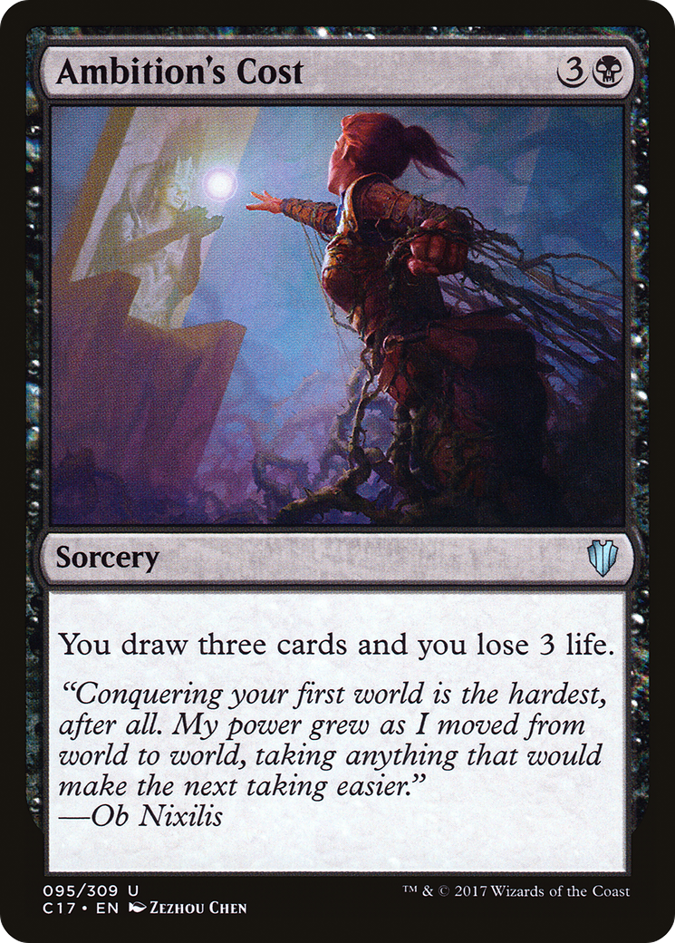 Image of Ambition's Cost (C17-095) - Commander 2017