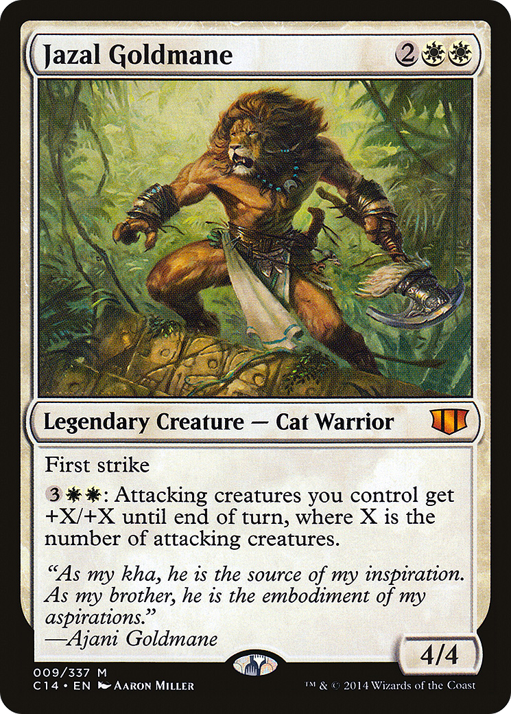 Image of Jazal Goldmane (C14-009) - Commander 2014