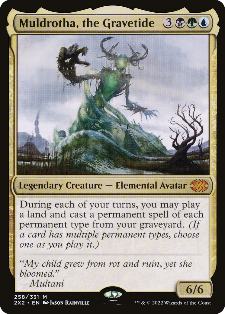 Image of Muldrotha, the Gravetide (2X2-258) - Double Masters 2022