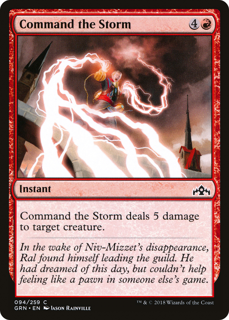Image of Command the Storm (GRN-094) - Guilds of Ravnica
