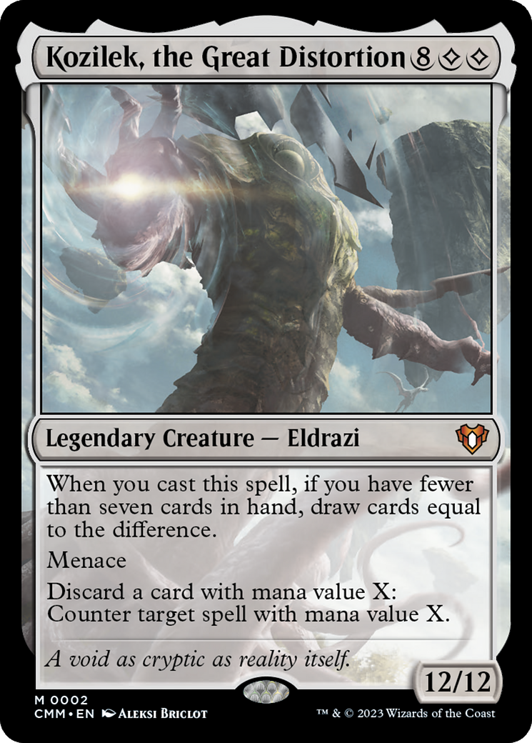 Image of Kozilek, the Great Distortion (CMM-002) - Commander Masters