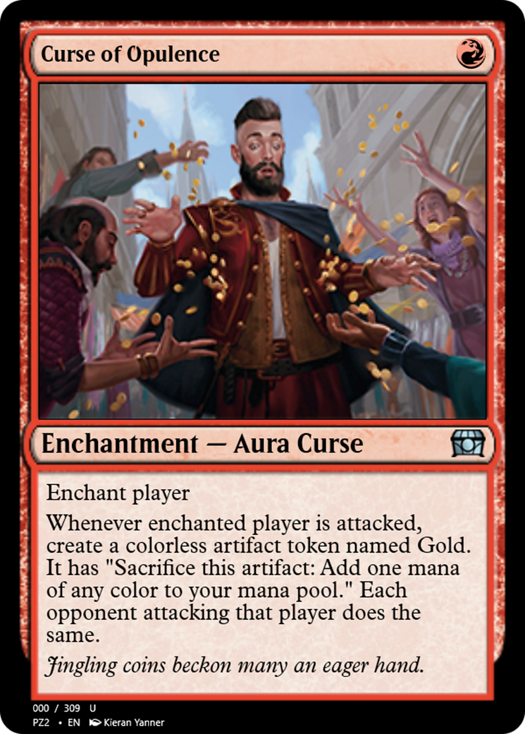 Image of Curse of Opulence (PZ2-65745) - Treasure Chest Foil