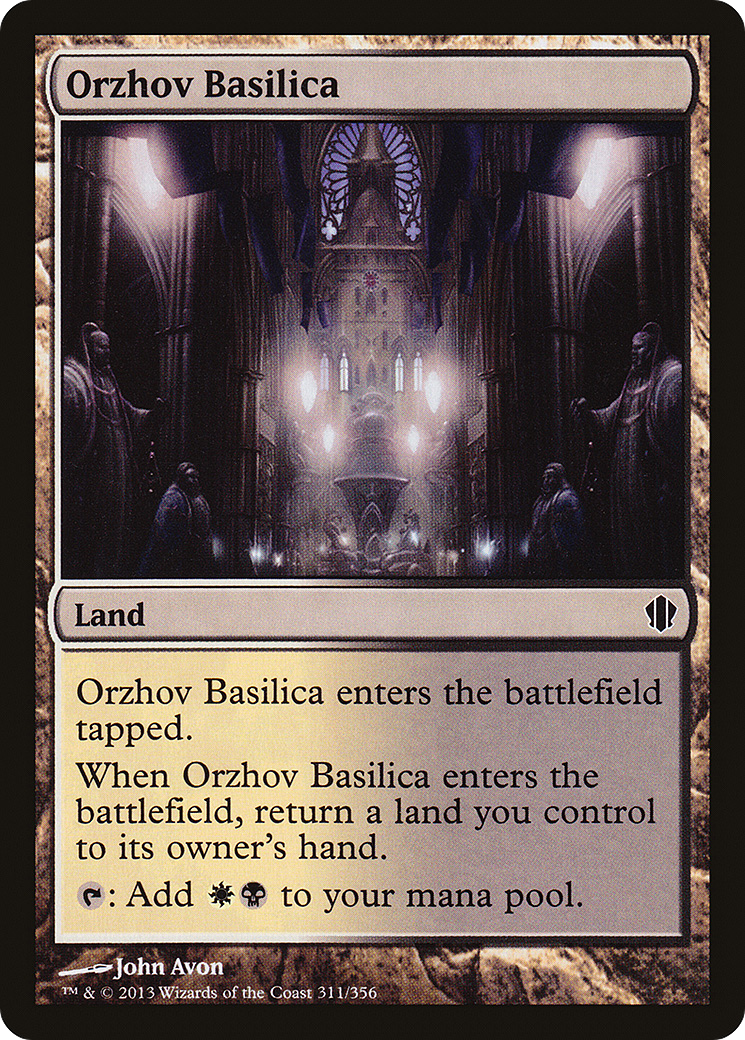 Image of Orzhov Basilica (C13-311) - Commander 2013