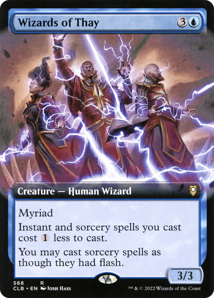 Image of Wizards of Thay (Extended Art) (CLB-568) - Commander Legends: Battle for Baldur's Gate: (Extended Art)