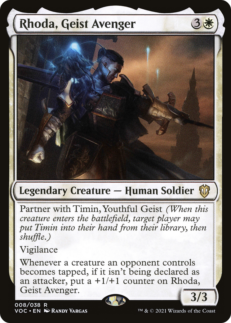 Image of Rhoda, Geist Avenger (VOC-008) - Crimson Vow Commander