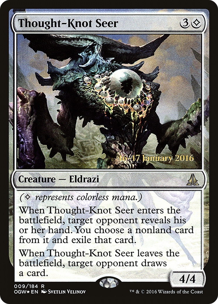 Image of Thought-Knot Seer (PRE-09S) - Oath of the Gatewatch Promos Foil