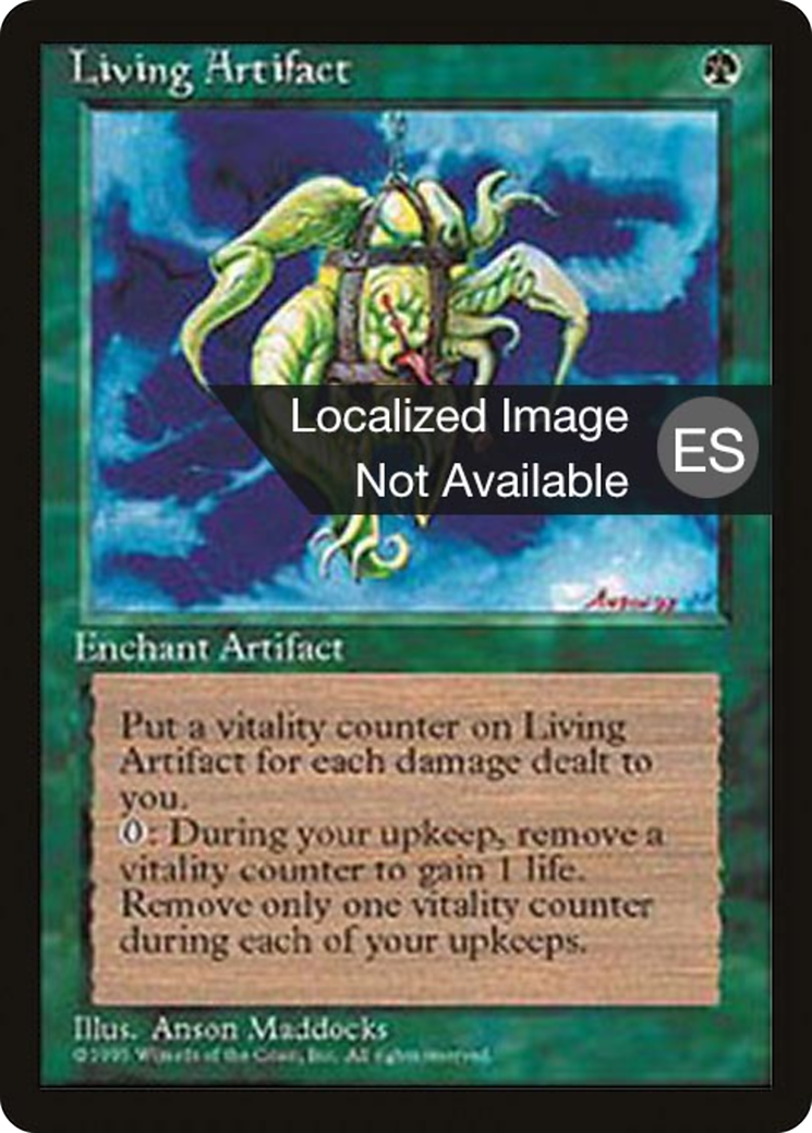 Image of Living Artifact (4BB-) - Fourth Edition Foreign Black Border
