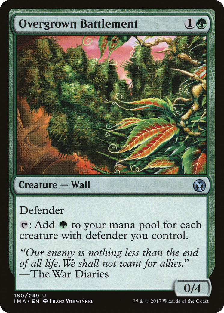 Image of Overgrown Battlement (IMA-180) - Iconic Masters Foil