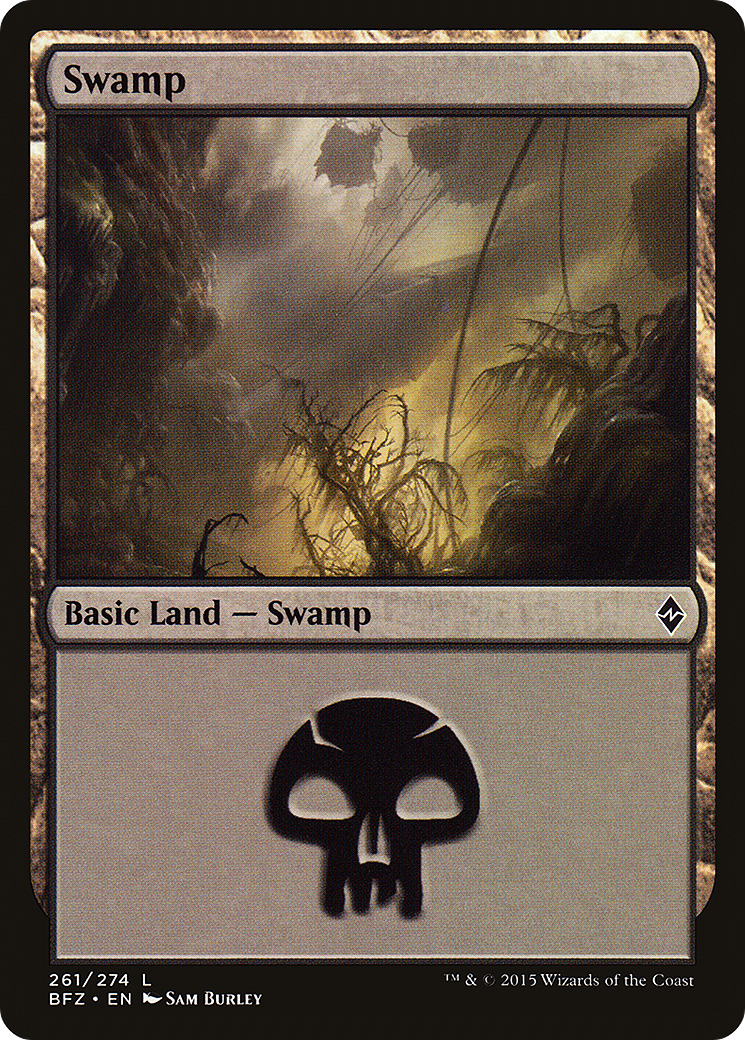 Image of Swamp (261) (BFZ-261A) - Battle for Zendikar