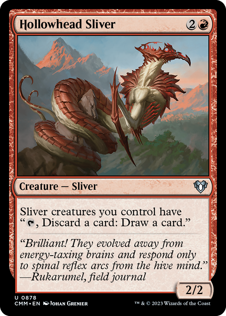 Image of Hollowhead Sliver (CMM-878) - Commander Masters
