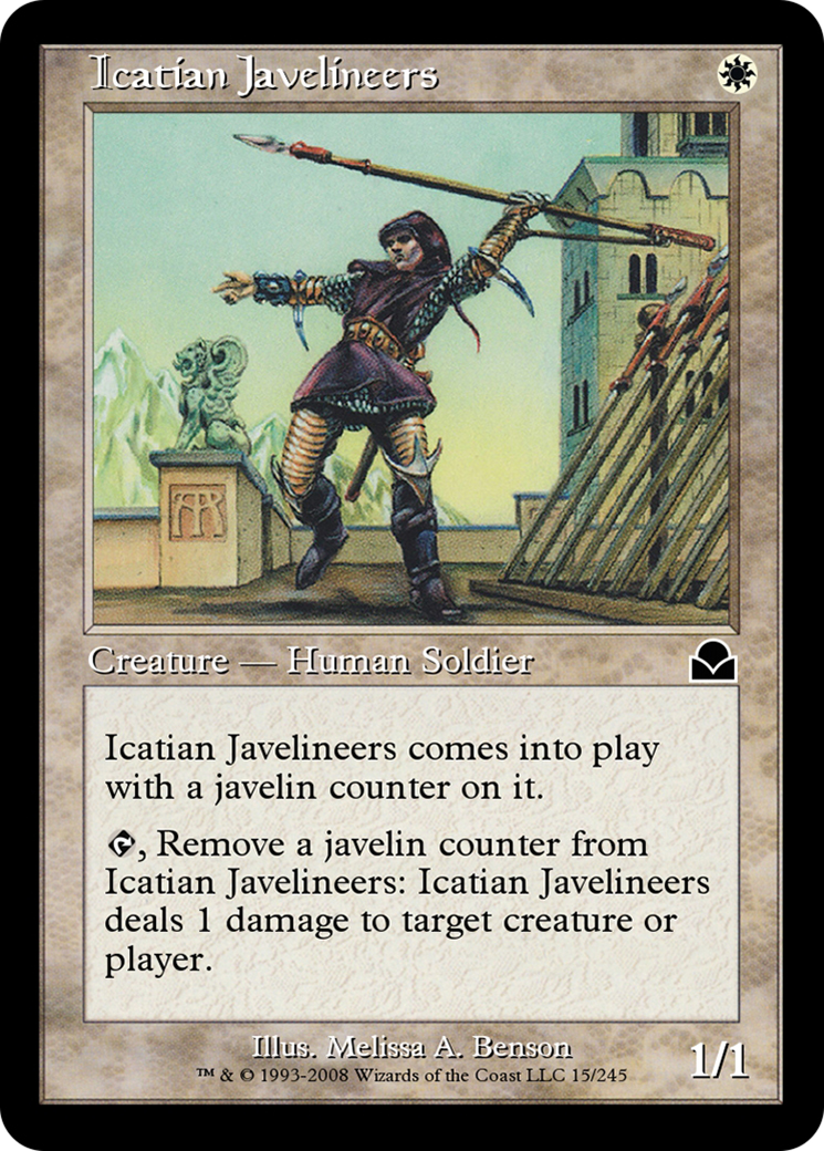 Image of Icatian Javelineers (ME2-015) - Masters Edition II Foil