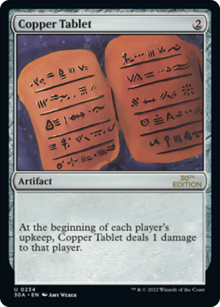 Image of Copper Tablet (30A-234) - 30th Anniversary Edition
