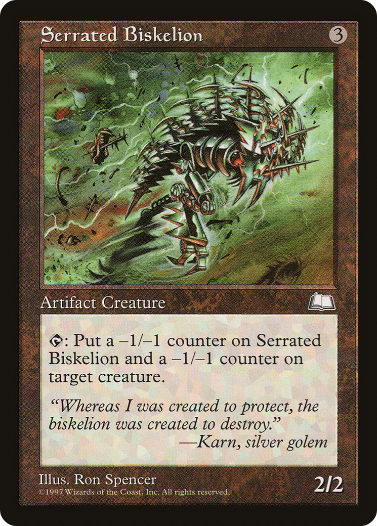 Image of Serrated Biskelion (WTH-) - Weatherlight