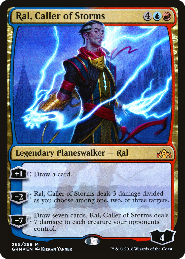 Image of Ral, Caller of Storms (GRN-265) - Guilds of Ravnica Foil