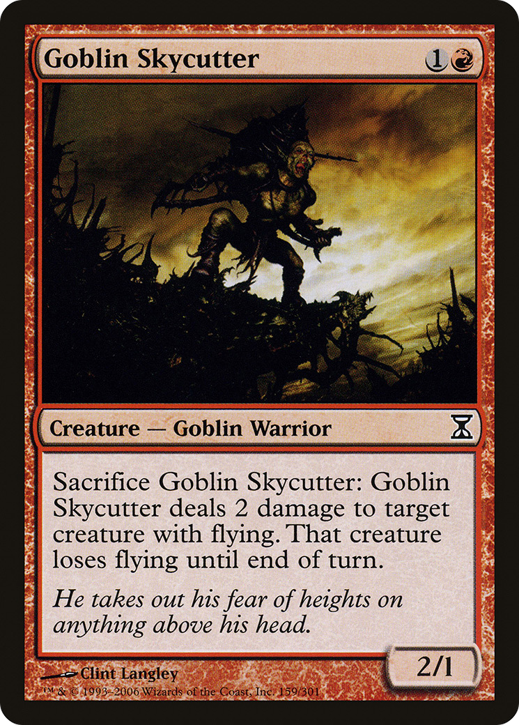 Image of Goblin Skycutter (TSP-159) - Time Spiral Foil
