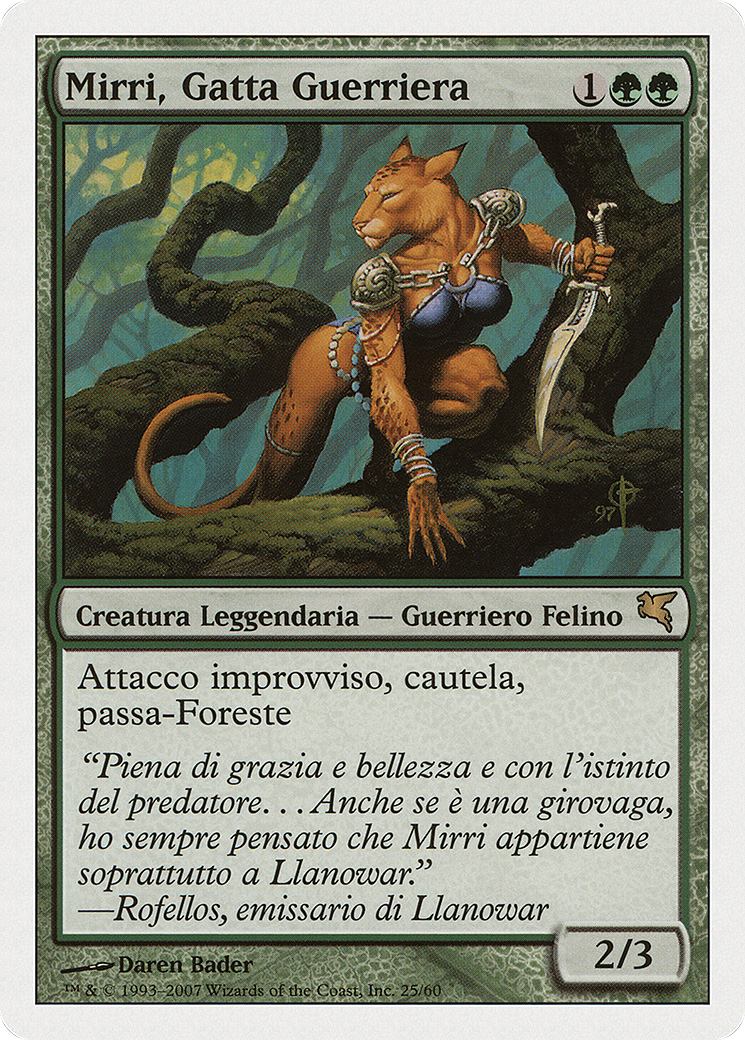 Image of Mirri, Cat Warrior (Italian) - 