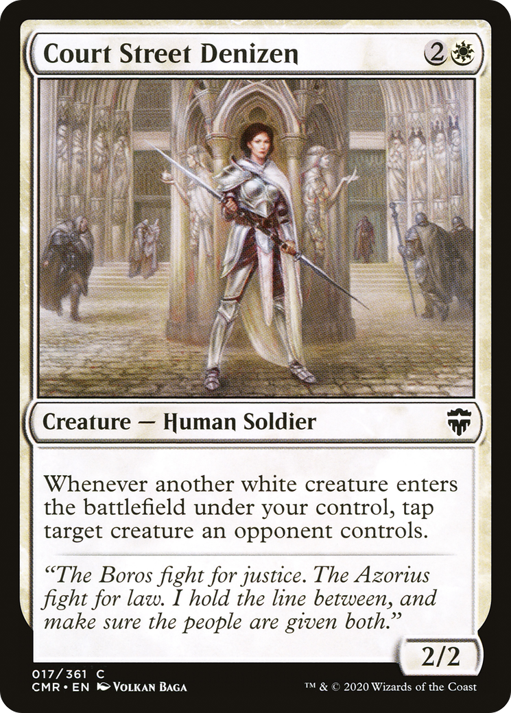 Image of Court Street Denizen (CMR-017) - Commander Legends