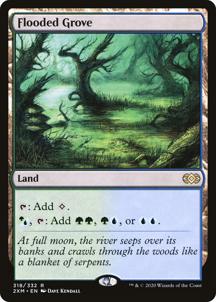 Image of Flooded Grove (2XM-318) - Double Masters Foil