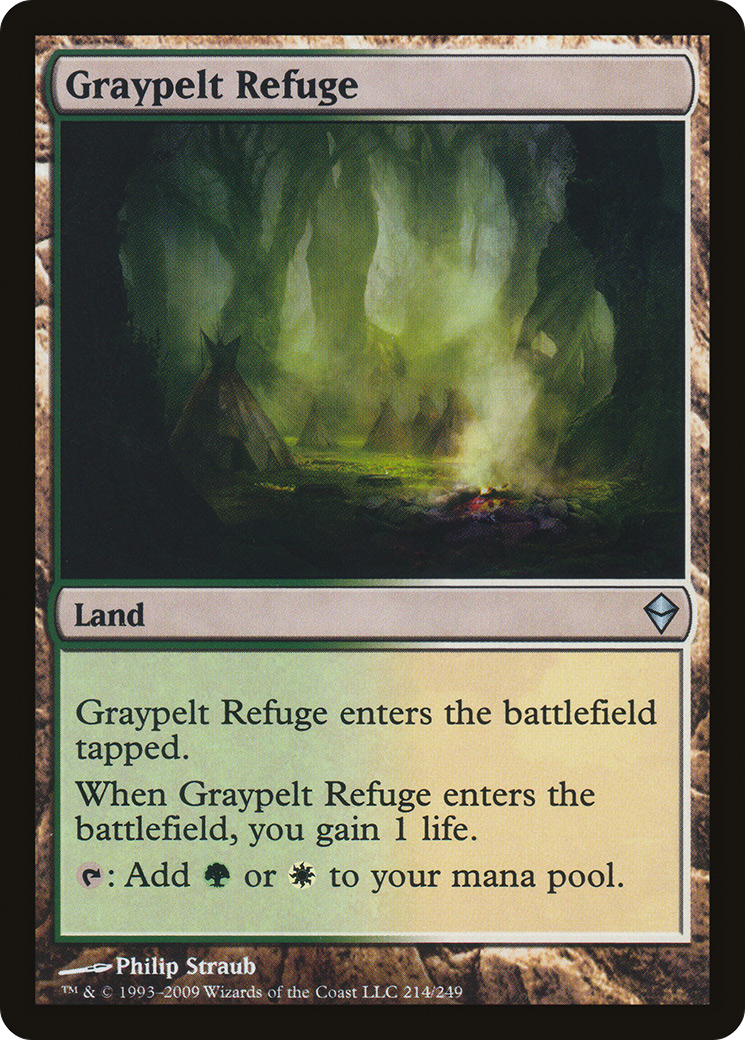 Image of Graypelt Refuge (ZEN-214) - Zendikar Foil